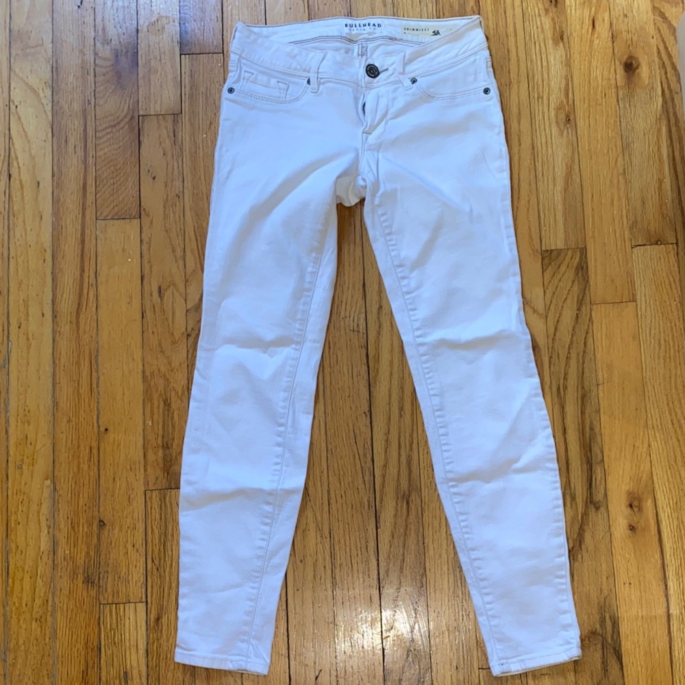 Bullhead Women's White Skinny Jeans size 0 regular